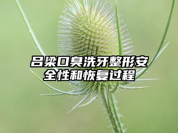 吕梁口臭洗牙整形安全性和恢复过程