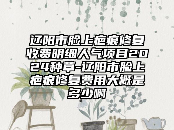 辽阳市脸上疤痕修复收费明细人气项目2024种草-辽阳市脸上疤痕修复费用大概是多少啊