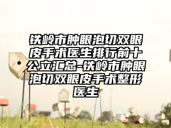 铁岭市肿眼泡切双眼皮手术医生排行前十公立汇总-铁岭市肿眼泡切双眼皮手术整形医生