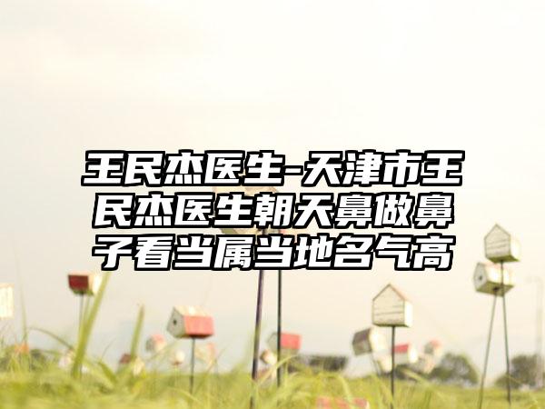 王民杰医生-天津市王民杰医生朝天鼻做鼻子看当属当地名气高